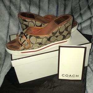 Coach wedges